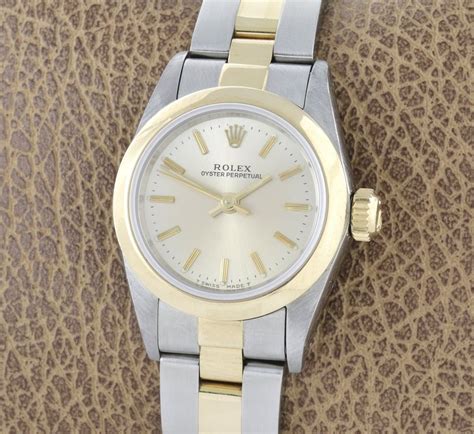 Rolex Oyster Perpetual Lady Stahl / Gold Automatik Damenuhr.